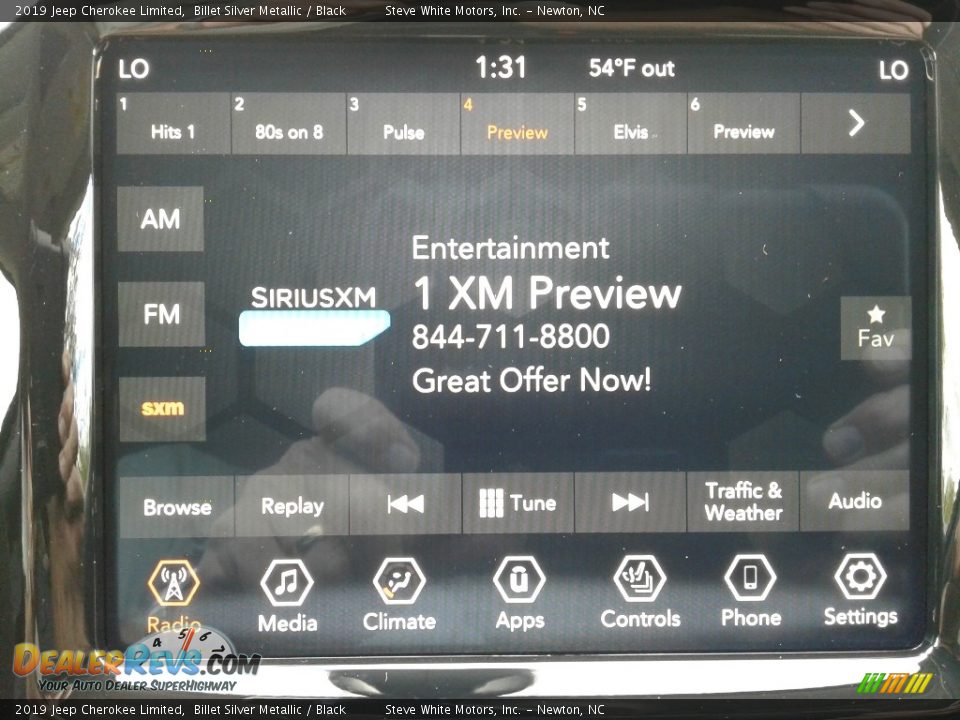 2019 Jeep Cherokee Limited Billet Silver Metallic / Black Photo #22