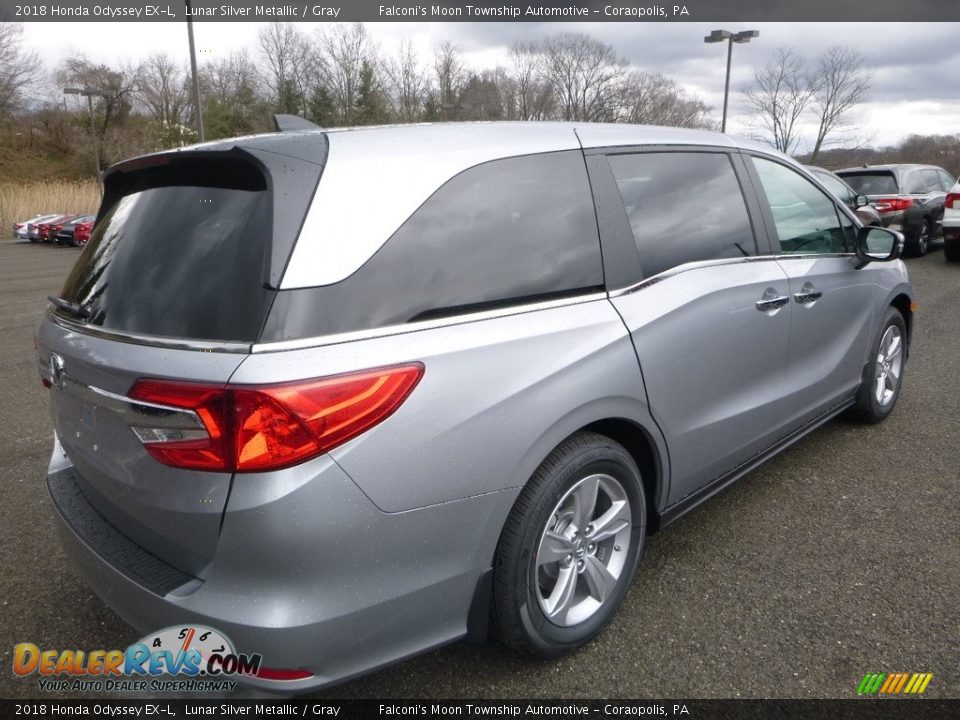 2018 Honda Odyssey EX-L Lunar Silver Metallic / Gray Photo #4