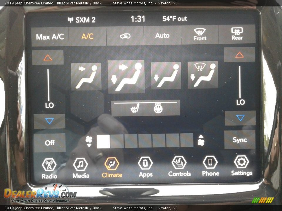 2019 Jeep Cherokee Limited Billet Silver Metallic / Black Photo #24