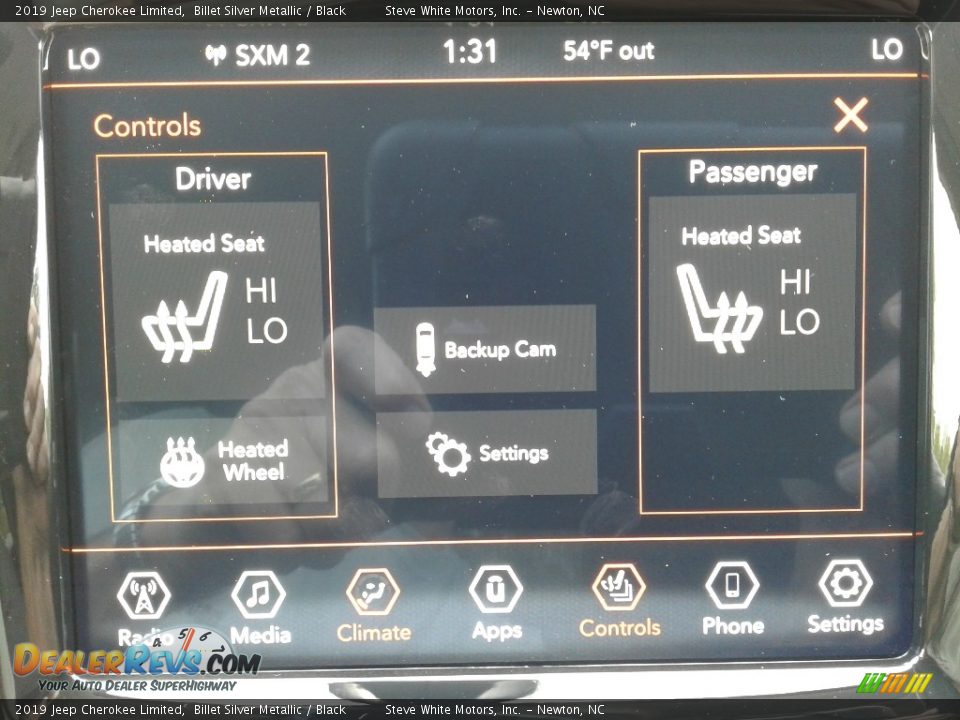 2019 Jeep Cherokee Limited Billet Silver Metallic / Black Photo #25