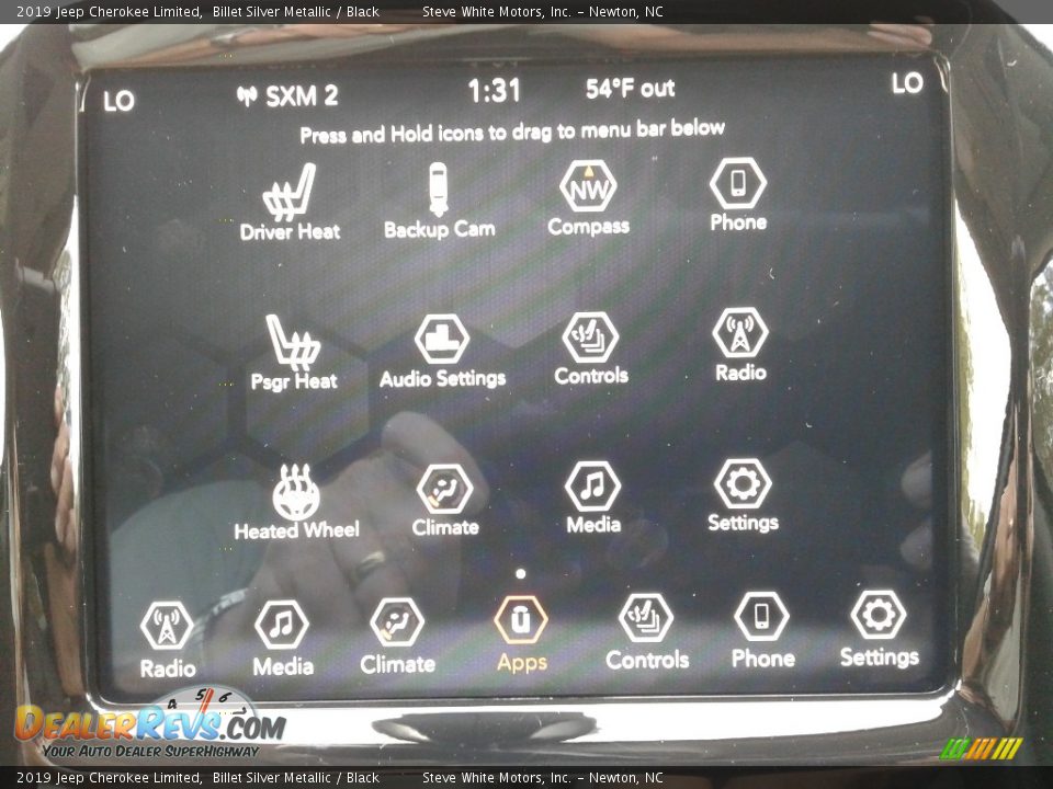 2019 Jeep Cherokee Limited Billet Silver Metallic / Black Photo #26