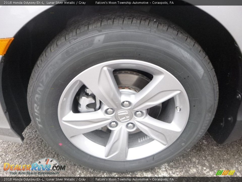 2018 Honda Odyssey EX-L Lunar Silver Metallic / Gray Photo #7