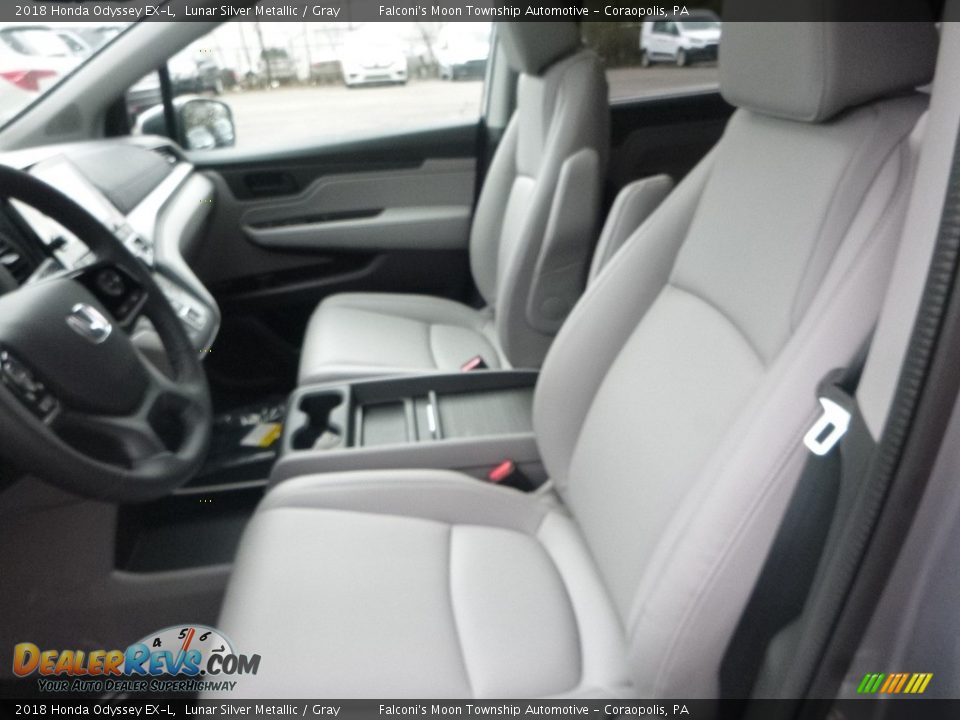 2018 Honda Odyssey EX-L Lunar Silver Metallic / Gray Photo #8