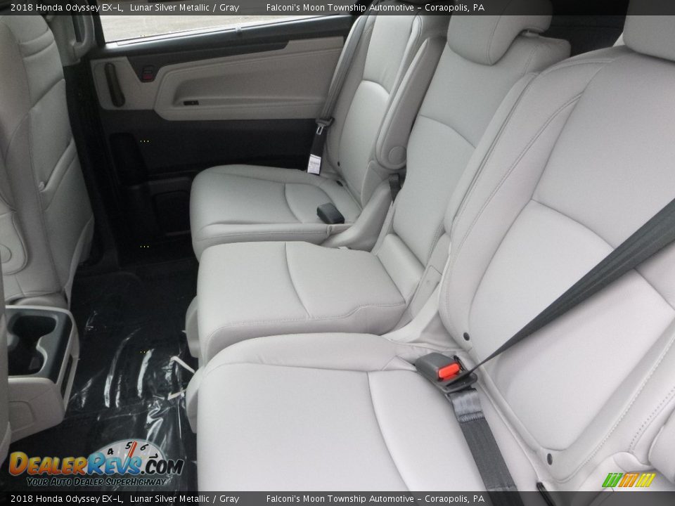 2018 Honda Odyssey EX-L Lunar Silver Metallic / Gray Photo #9