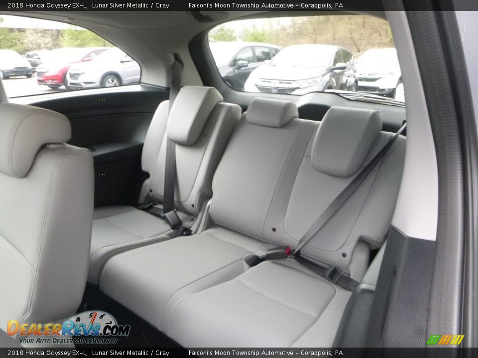 2018 Honda Odyssey EX-L Lunar Silver Metallic / Gray Photo #10