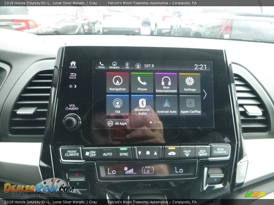 2018 Honda Odyssey EX-L Lunar Silver Metallic / Gray Photo #14