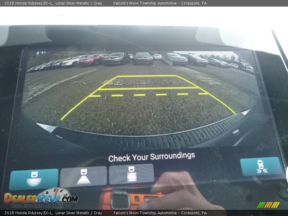 2018 Honda Odyssey EX-L Lunar Silver Metallic / Gray Photo #15