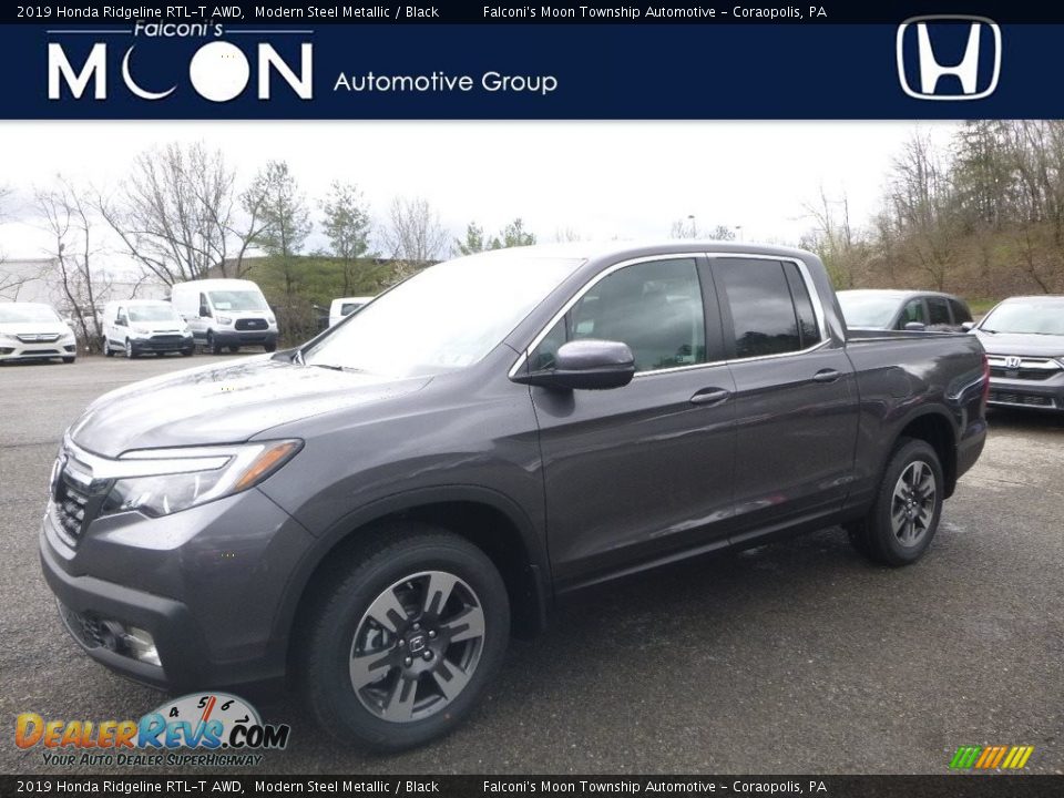 2019 Honda Ridgeline RTL-T AWD Modern Steel Metallic / Black Photo #1