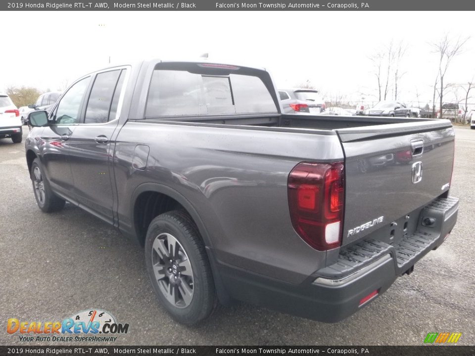 2019 Honda Ridgeline RTL-T AWD Modern Steel Metallic / Black Photo #2