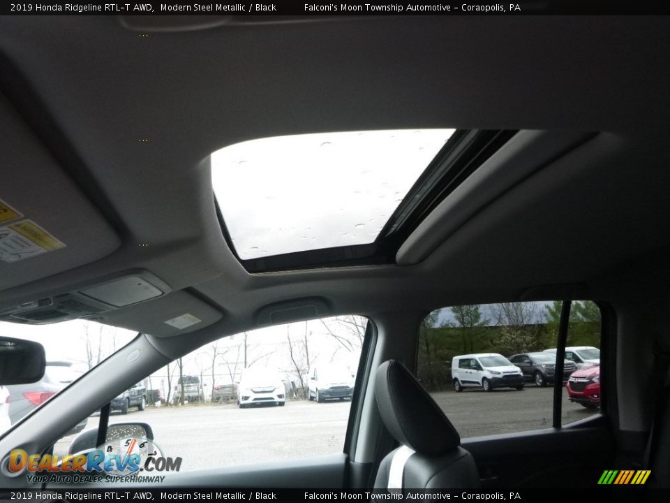 2019 Honda Ridgeline RTL-T AWD Modern Steel Metallic / Black Photo #13