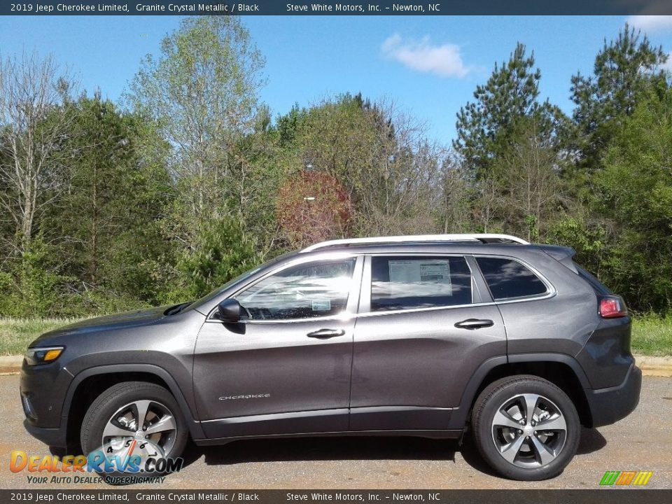 2019 Jeep Cherokee Limited Granite Crystal Metallic / Black Photo #1