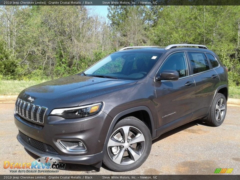 2019 Jeep Cherokee Limited Granite Crystal Metallic / Black Photo #2
