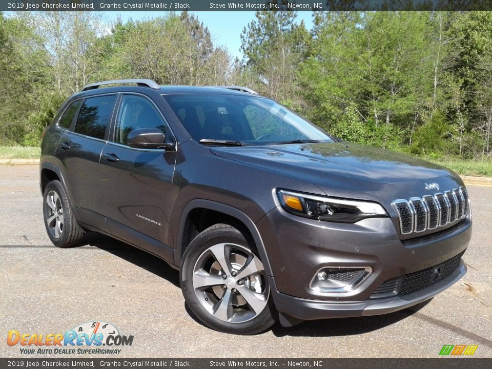 2019 Jeep Cherokee Limited Granite Crystal Metallic / Black Photo #4