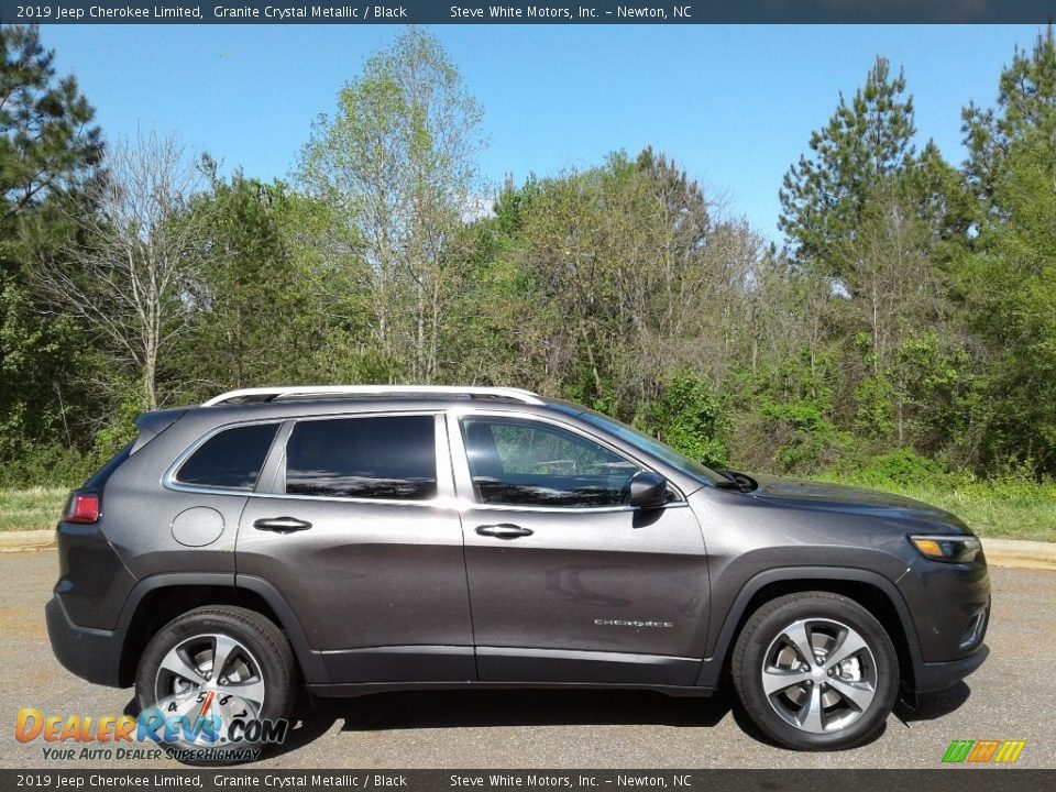 2019 Jeep Cherokee Limited Granite Crystal Metallic / Black Photo #5