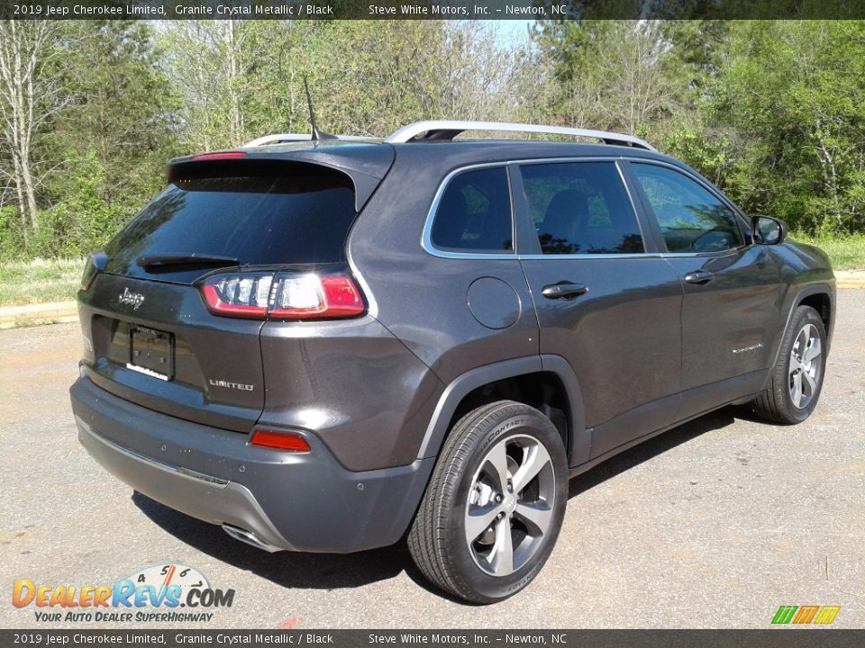 2019 Jeep Cherokee Limited Granite Crystal Metallic / Black Photo #6