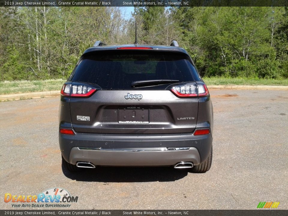 2019 Jeep Cherokee Limited Granite Crystal Metallic / Black Photo #7