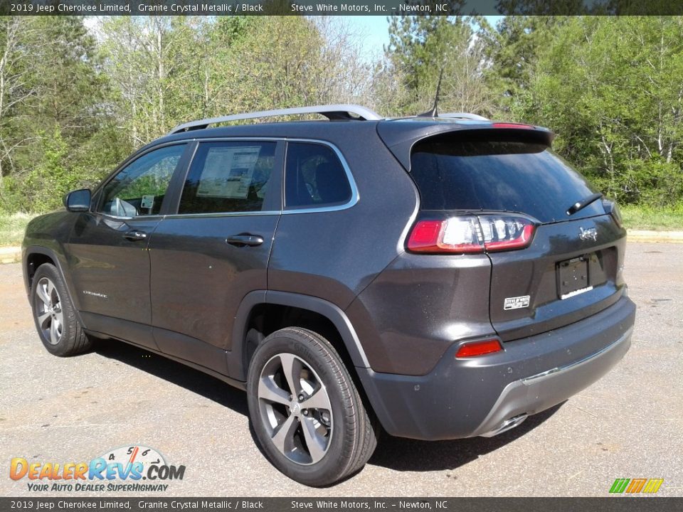 2019 Jeep Cherokee Limited Granite Crystal Metallic / Black Photo #8