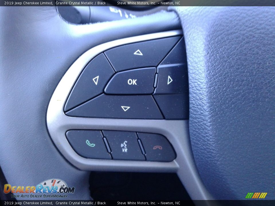 2019 Jeep Cherokee Limited Granite Crystal Metallic / Black Photo #17