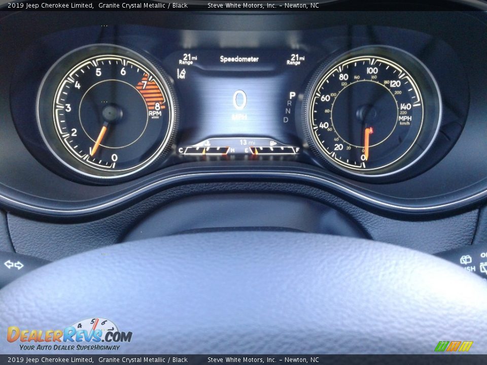 2019 Jeep Cherokee Limited Granite Crystal Metallic / Black Photo #19