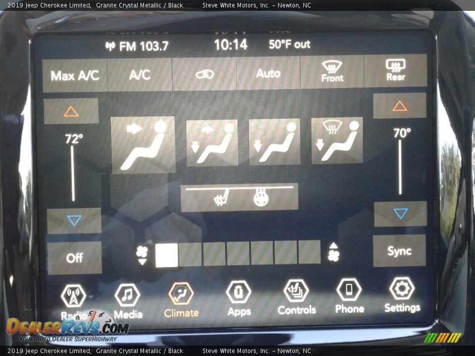 2019 Jeep Cherokee Limited Granite Crystal Metallic / Black Photo #23