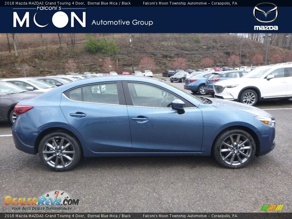 2018 Mazda MAZDA3 Grand Touring 4 Door Eternal Blue Mica / Black Photo #1