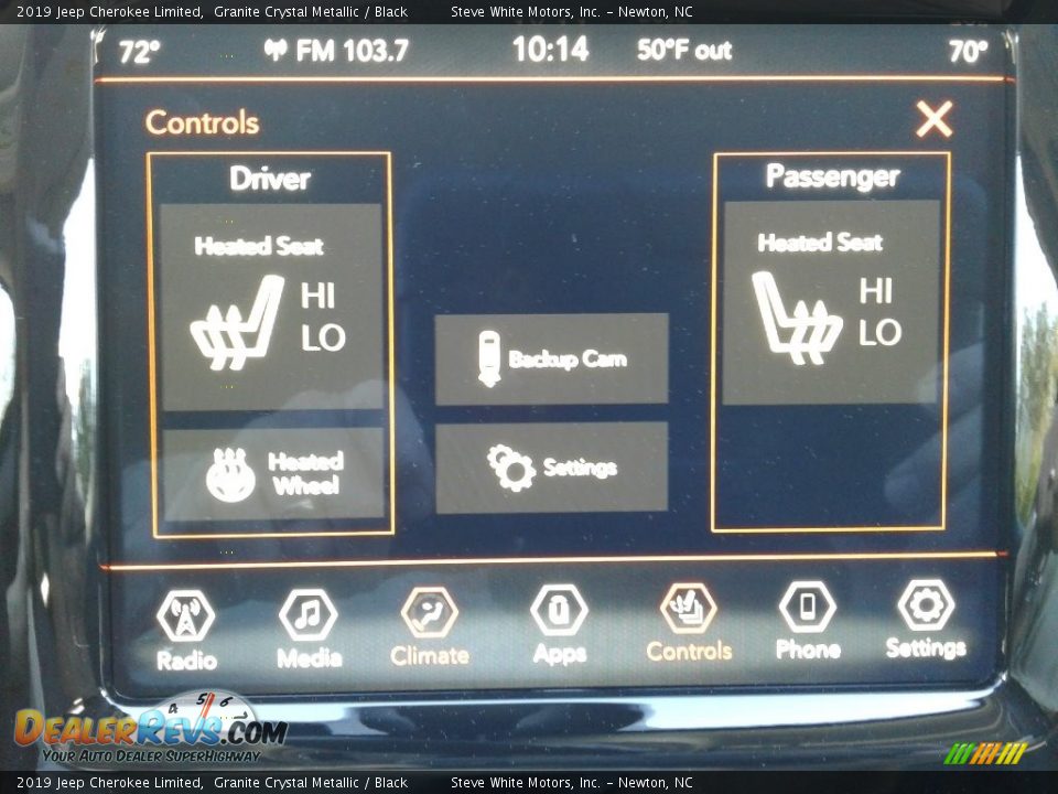 2019 Jeep Cherokee Limited Granite Crystal Metallic / Black Photo #24