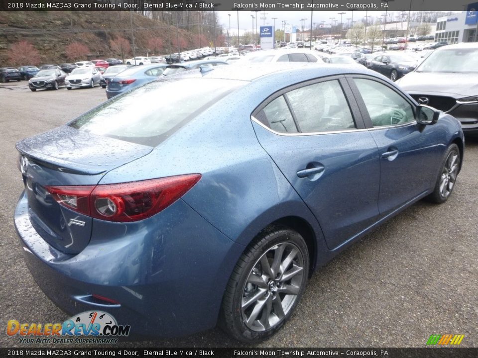 2018 Mazda MAZDA3 Grand Touring 4 Door Eternal Blue Mica / Black Photo #2