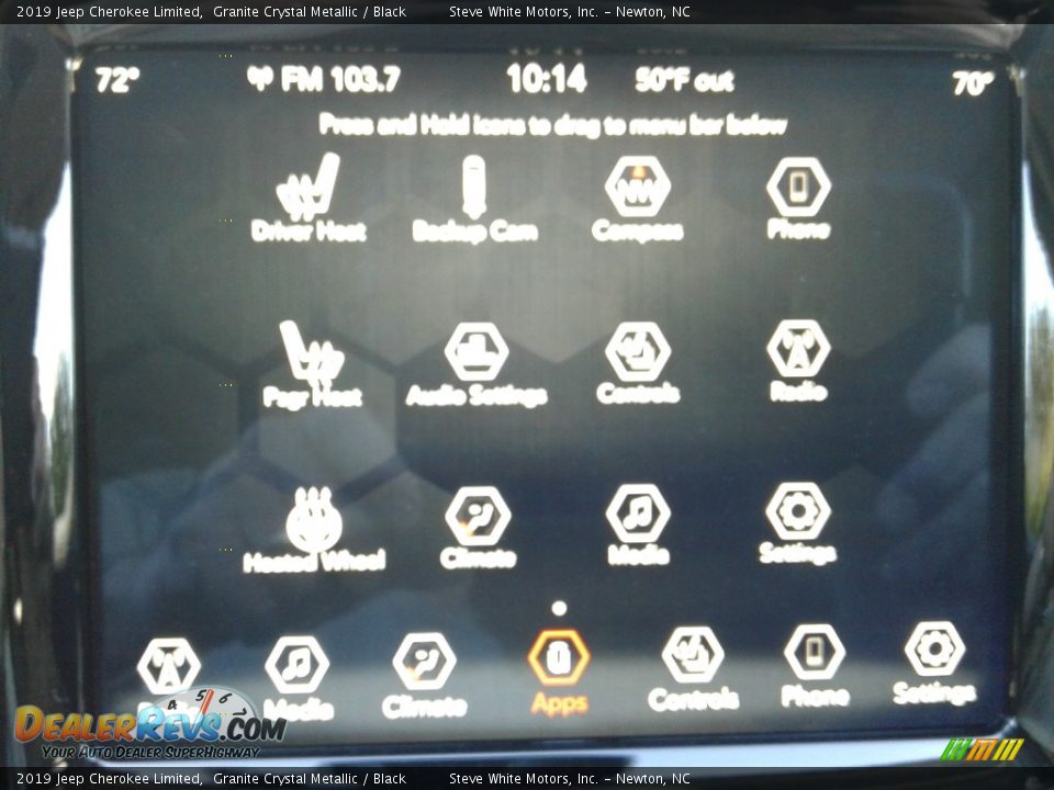 2019 Jeep Cherokee Limited Granite Crystal Metallic / Black Photo #25