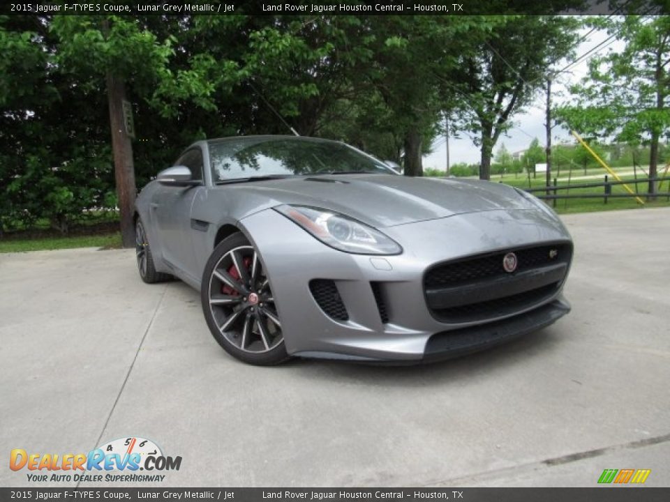 2015 Jaguar F-TYPE S Coupe Lunar Grey Metallic / Jet Photo #1
