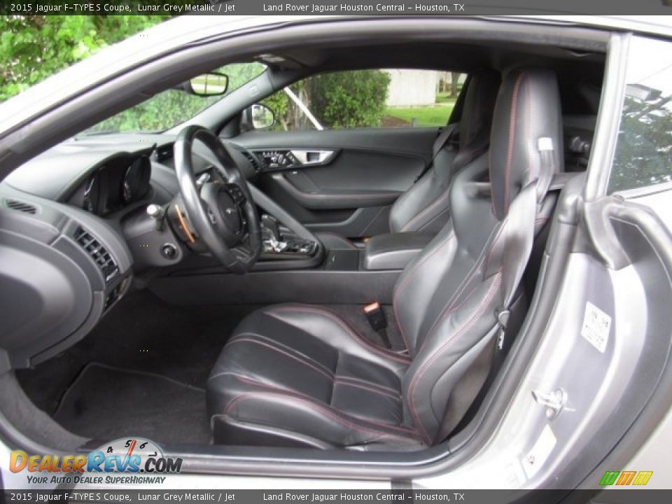 2015 Jaguar F-TYPE S Coupe Lunar Grey Metallic / Jet Photo #3