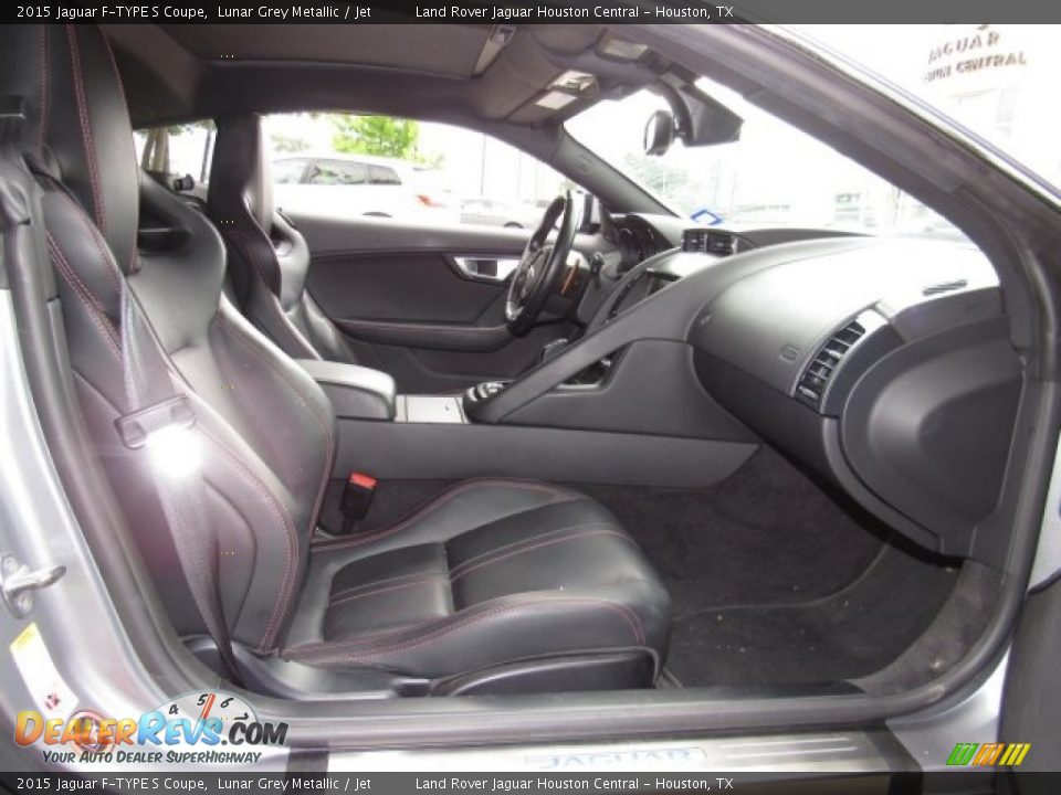 2015 Jaguar F-TYPE S Coupe Lunar Grey Metallic / Jet Photo #5