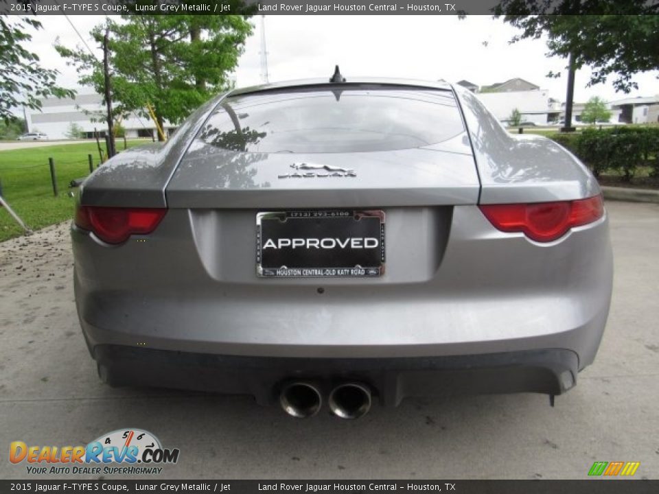 2015 Jaguar F-TYPE S Coupe Lunar Grey Metallic / Jet Photo #7