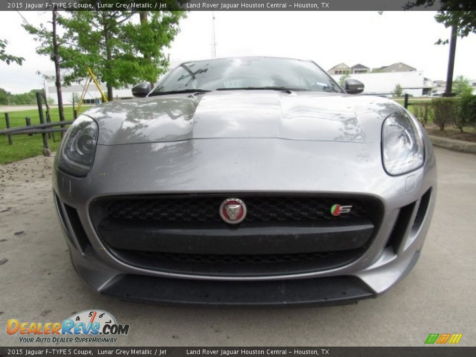 2015 Jaguar F-TYPE S Coupe Lunar Grey Metallic / Jet Photo #8