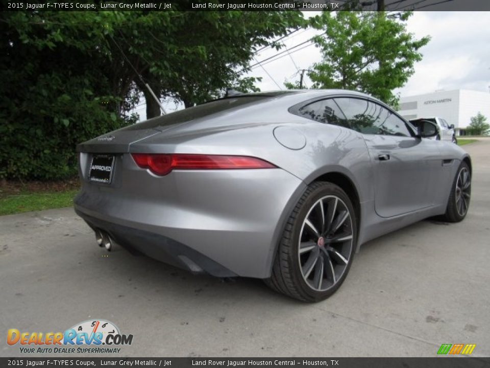 2015 Jaguar F-TYPE S Coupe Lunar Grey Metallic / Jet Photo #12