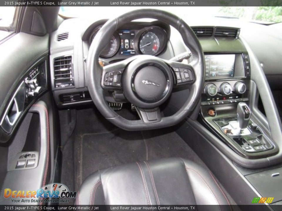 2015 Jaguar F-TYPE S Coupe Lunar Grey Metallic / Jet Photo #14