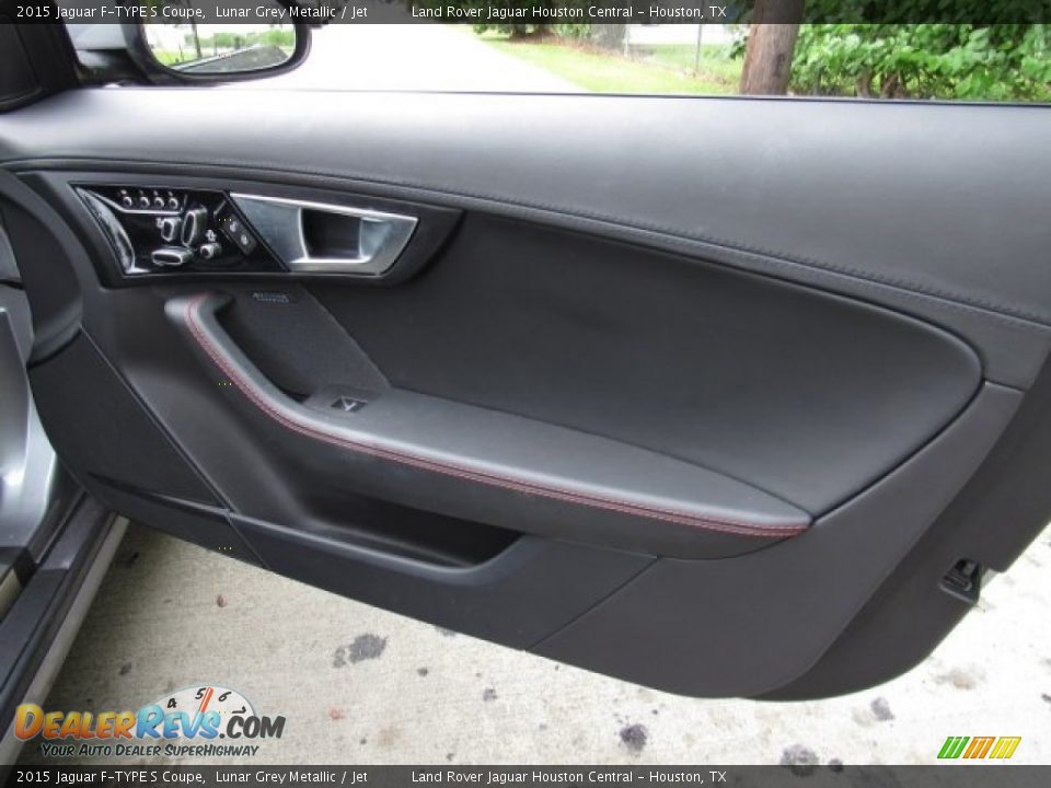 2015 Jaguar F-TYPE S Coupe Lunar Grey Metallic / Jet Photo #16