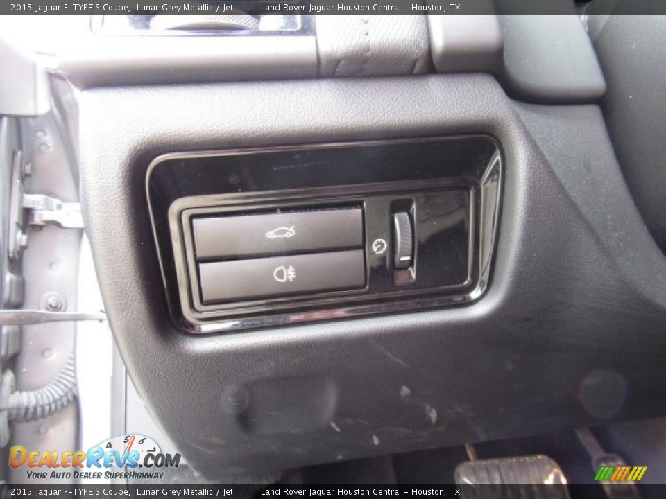 2015 Jaguar F-TYPE S Coupe Lunar Grey Metallic / Jet Photo #22