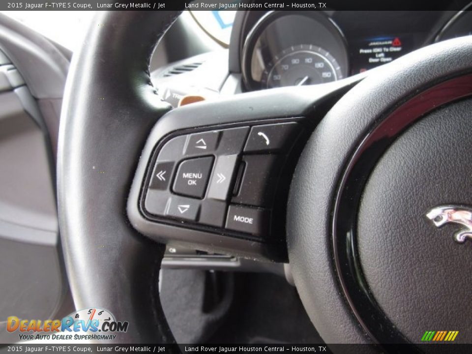 2015 Jaguar F-TYPE S Coupe Lunar Grey Metallic / Jet Photo #23