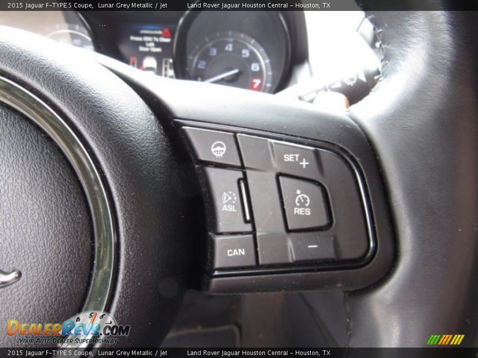 2015 Jaguar F-TYPE S Coupe Lunar Grey Metallic / Jet Photo #24