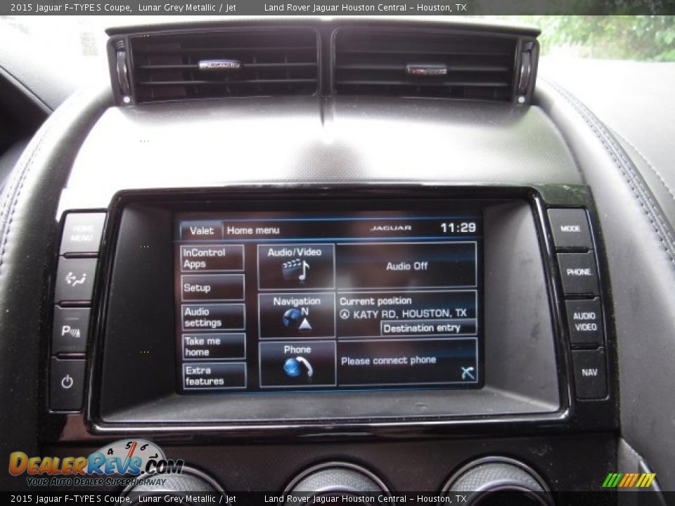 2015 Jaguar F-TYPE S Coupe Lunar Grey Metallic / Jet Photo #26