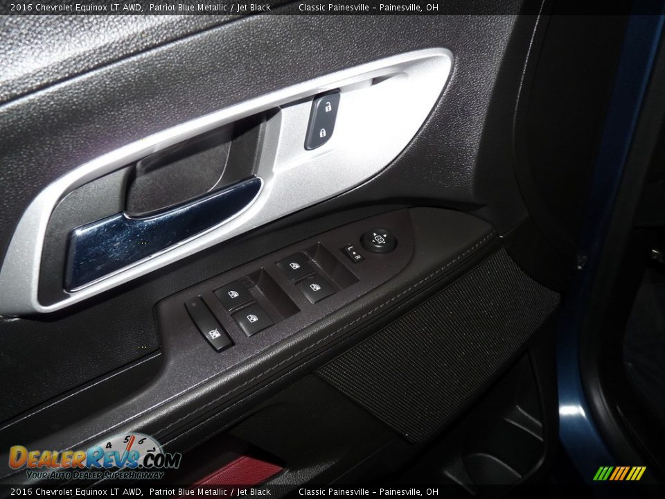 2016 Chevrolet Equinox LT AWD Patriot Blue Metallic / Jet Black Photo #10