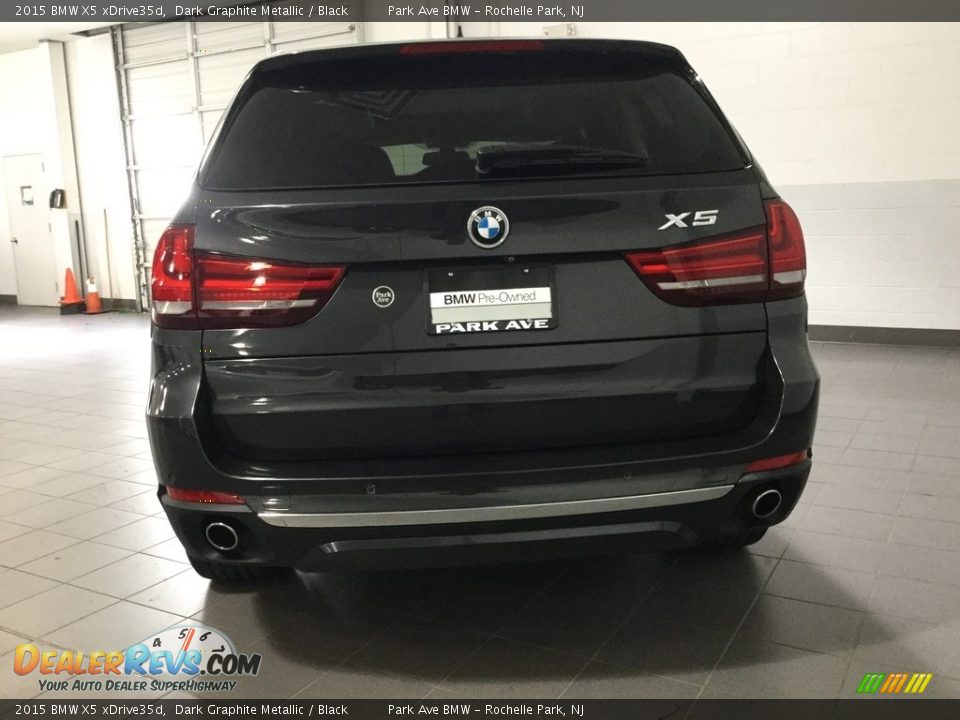 2015 BMW X5 xDrive35d Dark Graphite Metallic / Black Photo #4