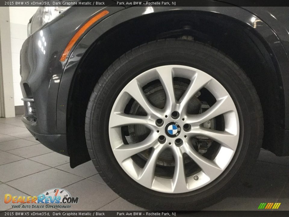 2015 BMW X5 xDrive35d Dark Graphite Metallic / Black Photo #30