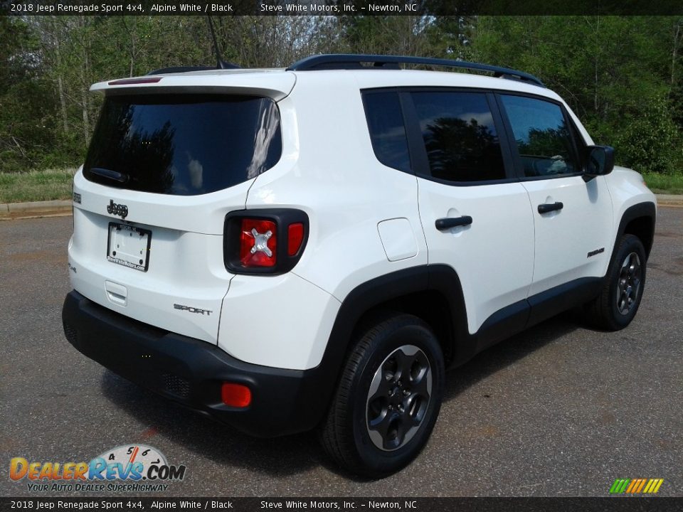 2018 Jeep Renegade Sport 4x4 Alpine White / Black Photo #6