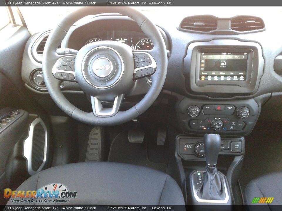 2018 Jeep Renegade Sport 4x4 Alpine White / Black Photo #26