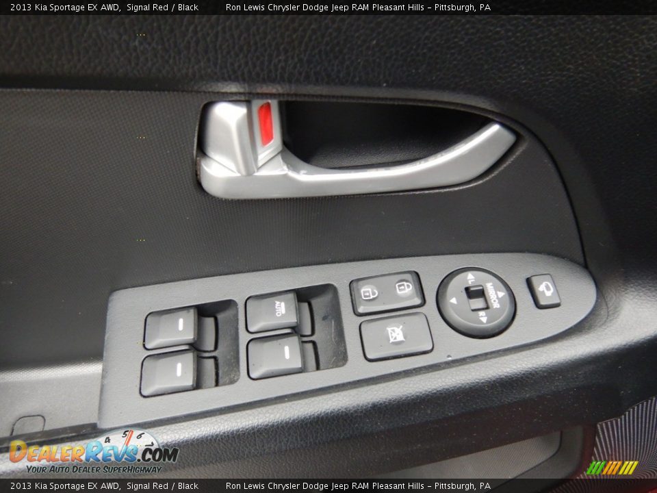 2013 Kia Sportage EX AWD Signal Red / Black Photo #14