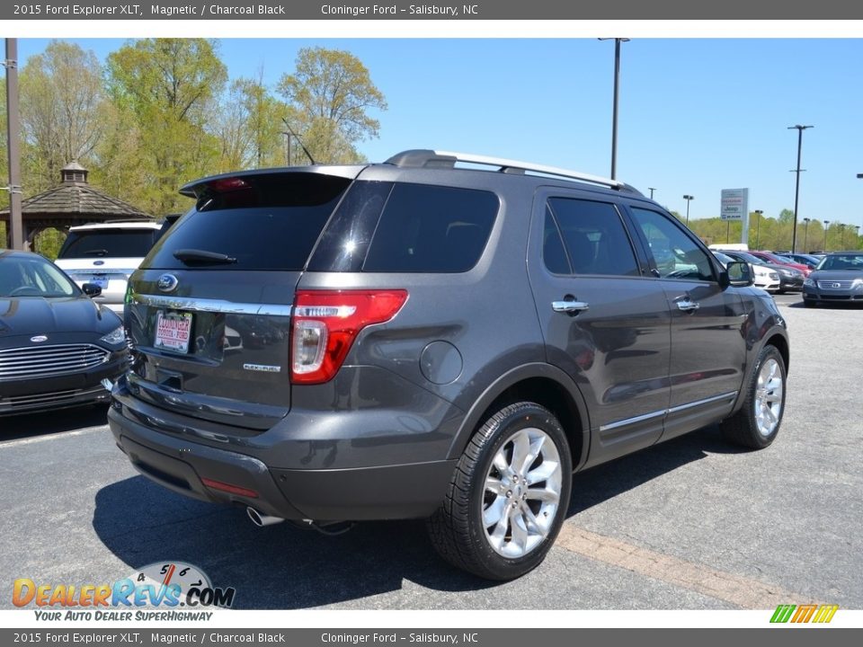 2015 Ford Explorer XLT Magnetic / Charcoal Black Photo #3