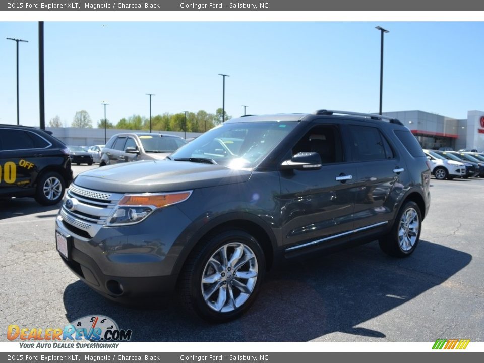 2015 Ford Explorer XLT Magnetic / Charcoal Black Photo #6