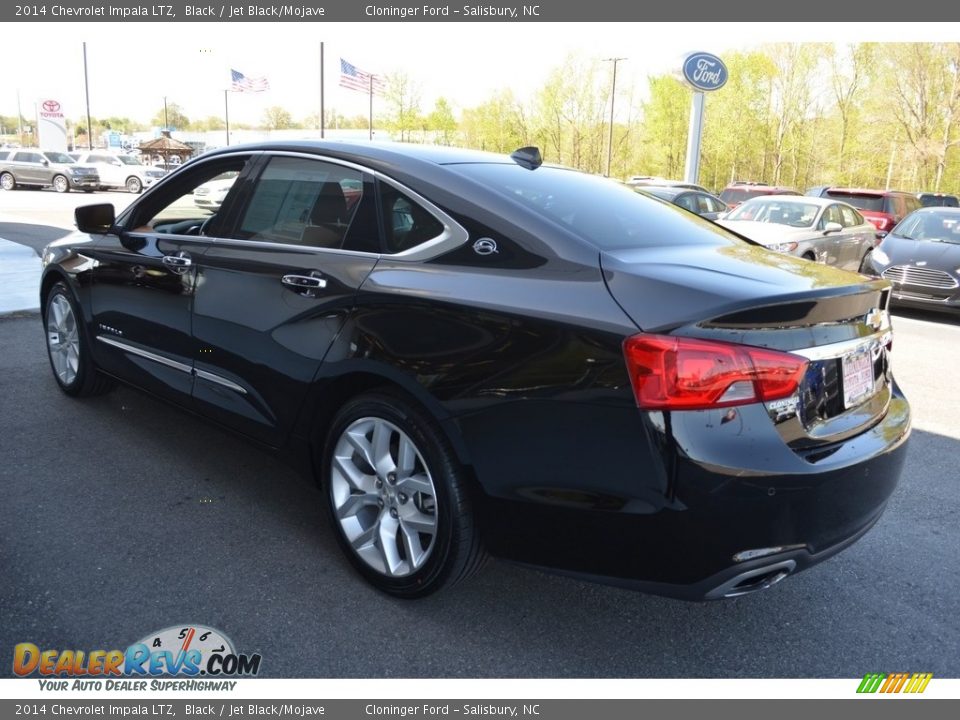 2014 Chevrolet Impala LTZ Black / Jet Black/Mojave Photo #4