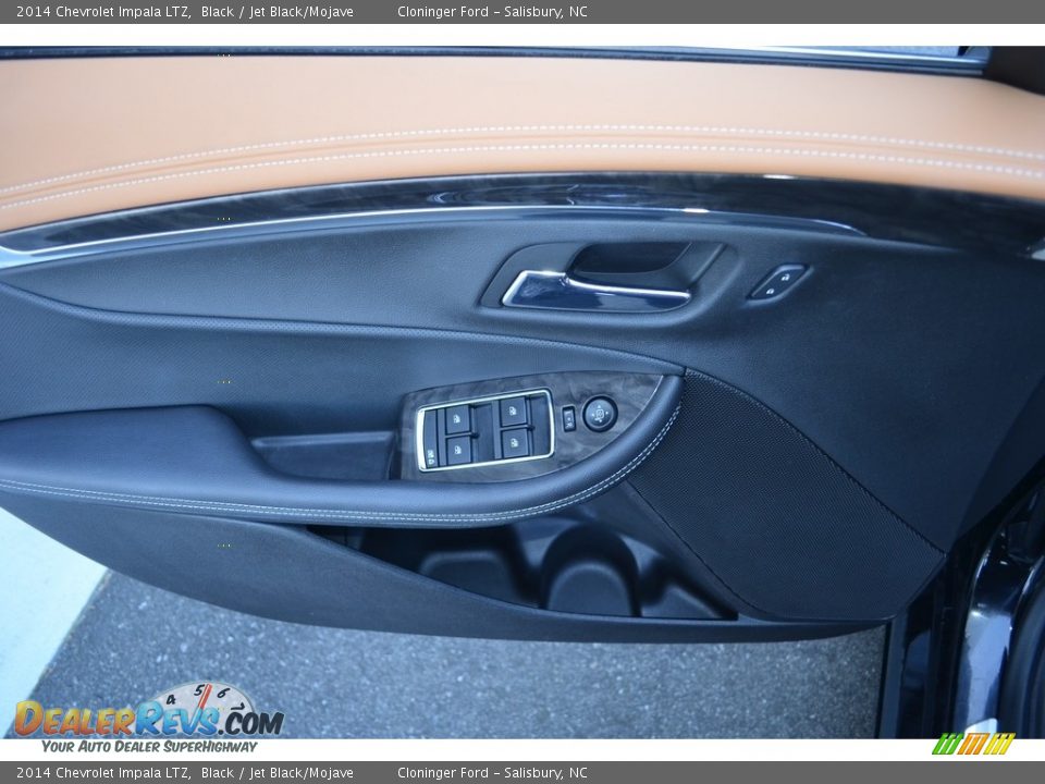 2014 Chevrolet Impala LTZ Black / Jet Black/Mojave Photo #7